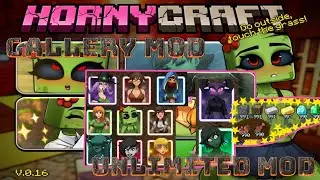 HORNYCRAFT [0.16] [SHADIK] GALLERY MOD + UNLIMITED MOD + FULLS SAVES  باللغة العربية ESPAÑOL ANDROID