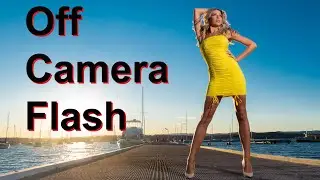 How to use Off-Camera Flash: Model shoot using speedlights and strobes.  Rules of flash photography