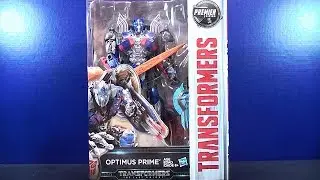 TRANSFORMERS THE LAST KNIGHT PREMEIR EDITION VOYAGER CLASS OPTIMUS PRIME VIDEO TOY REVIEW