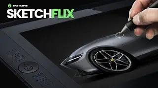 SketchFLIX - 004 | How to rendering a Ferrari Roma