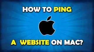 How to PING a Website on Mac using Terminal?