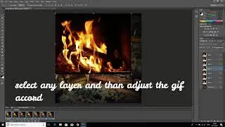 How to add a gif to a still image in Photoshop