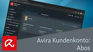 Avira Kundenkonto: Abos