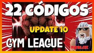 ✅CÓDIGO NUEVO✅22 CÓDIGOS de🏋️GYM LEAGUE🏋️UPDATE 10🏋️Códigos de Liga de Gimnasio🏋️Roblox 2024🏋️E