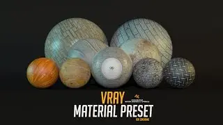 Cinema4D & vray material preset (free download)