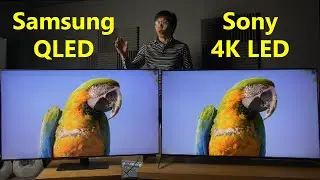 Samsung QLED vs Sony 4K LED TV Comparison (Upscaling, HDR, Game Mode)