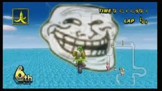 Custom Track Trollface 1 {Mario Kart Wii}