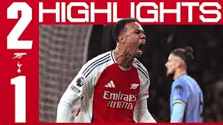 NORTH LONDON DERBY HIGHLIGHTS | Arsenal vs Tottenham Hotspur (2-1) | EPL |  Gabriel, Trossard