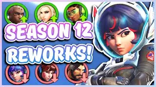 All SEASON 12 HERO REWORKS In Overwatch 2