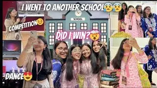 Went to another school! 🥹🌷💗 (socialising, dance, food! 🥹) || Tejasvi Rajput ||