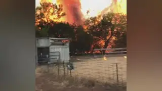 Fire near Glen Rose spreading quickly, threatening homes