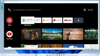 how to run android TV on windows PC