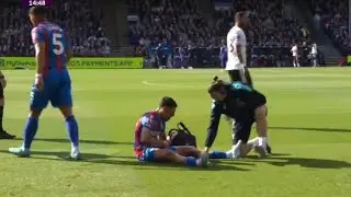 💔 Daniel Munoz Injury vs Liverpool | Crystal palace vs Liverpool highlights | Premier league