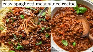 Spaghetti Meat Sauce Recipe