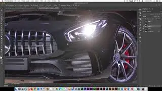 design Mercedes GTR - how convert photo to video in photoshop - تحويل الصور لفديو علي الفوتوشوب