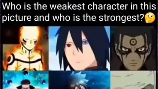 Naruto Mini Game (Who’s the Strongest/Weakest)