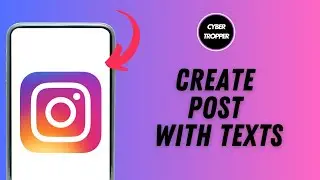 How to Create Instagram Post With Texts