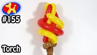 Fire Torch - Balloon Animal Lessons #155