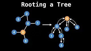 Rooting a tree | Graph Theory