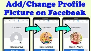 How to change profile picture on Facebook  ||  Add Facebook profile picture  ||  Set FB profile pic