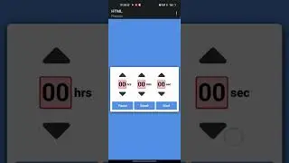 Timer || website launching Timer || with HTML CSS and JavaScript || best app with HTML || 