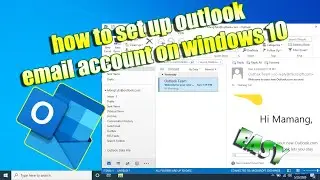 How to configure outlook in windows 10