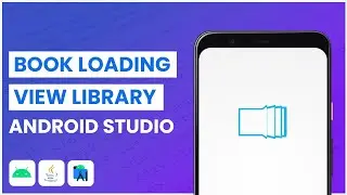 Book Loading View Android | Custom Progress Bar.