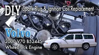 Replacing Spark Plugs & Ignition Coils on a 2000 Volvo V70 (B5244S)