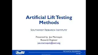 Artificial Lift Testing Methods