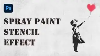 Create a Spray Paint Stencil Effect in Photoshop