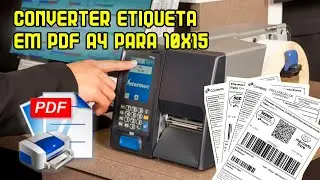 Solução gratuita p/ converter etiquetas de envio de A4 PDF p/ Zebra Térmica (Americanas Marketplace)