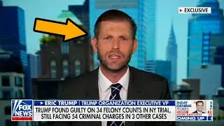 Eric Trump on VERGE OF TEARS over daddy going to prison