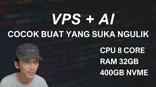 PROMO SERVER VPS Spek Tertinggi! RAM 32GB, GRATIS AI Pribadi