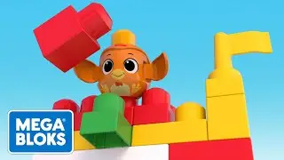 Mega Bloks™ | 🐔 Chicken and 🐮 Cow Race To The Top | +1 Hour of Cartoons for Kids | Fisher-Price