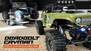 Axial SCX24 Deadbolt with Trailer!