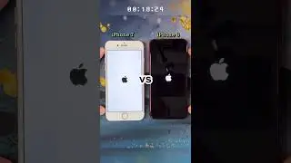 Fastest restart iPhone 7 vs iPhone 8