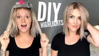 QUICK & EASY ROOT TOUCH UP  PART 1| How to Highlight Hair at Home