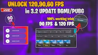 😍 Enable 120 Fps & 90 Fps In Your Device Secert Setting IN 3.2 UPDATE BGMI/PUBG