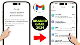 Google account has been disabled || disabled Google recovery || gmail disabled how to enable 2024