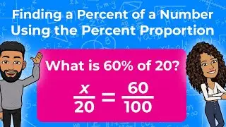 Finding a Percent of a Number Using the Percent Proportion | Percentage Problems | Partners in Prime