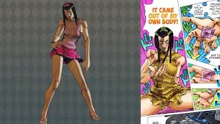 Ermes Color References - Jojo's Bizarre Adventure All Star Battle R