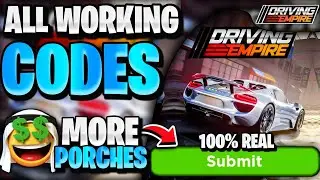 💥*NEW* ALL WORKING MORE PORSCHE UPDATE CODES FOR DRIVING EMPIRE! ROBLOX DRIVING EMPIRE CODES