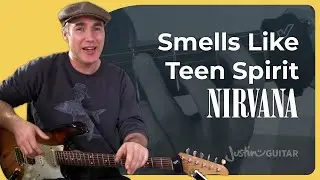 Smells Like Teen Spirit by Nirvana| Easy Guitar Lesson