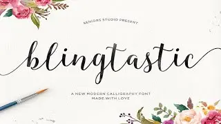 Blingtastic Script Font Free Download