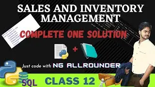 Project in python | Sales And Inventory Management System | Class 12 Computer Science Project