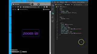 css animation only css and html zoom in part 1