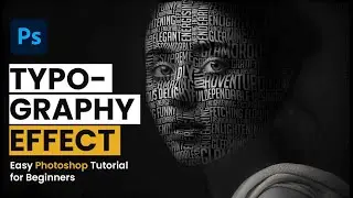 Typographic Text Portrait | Text Portrait In Photoshop