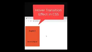 Hover Transition in CSS #shorts #css #exploi.t.