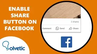 Enable Share Button on Facebook