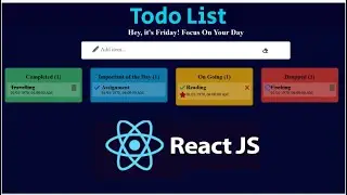 Todo List Application using React JS